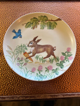 Hand Painted Bunny Plate