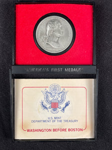 America's First Medals | Washington Before Boston in Holder