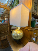 Gold Crackle Lamp