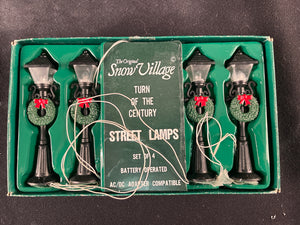 Dept 56 "Turn Of The Century" Streetlamps