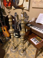Brass Floor Candle Holder