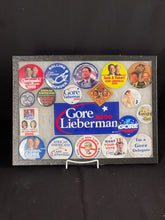 Set of 17 Al Gore Pins With 1 Magnet & Sticker