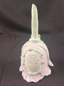 1997 "Wishing You A Bouquet of Blessings" Precious Moments Hand Bell