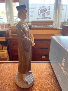 Lladro Her Commencement Woman Figurine