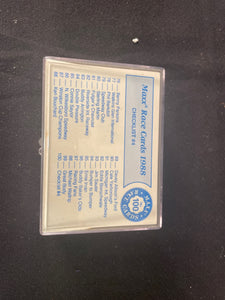 1988 Maxx Race Cards Set