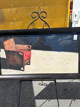 Abstract Print in Black Frame