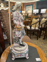 Vintage Japanese Porcelain Victorian Figural Lamp