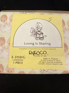 1979 "Loving Is Sharing" Precious Moments