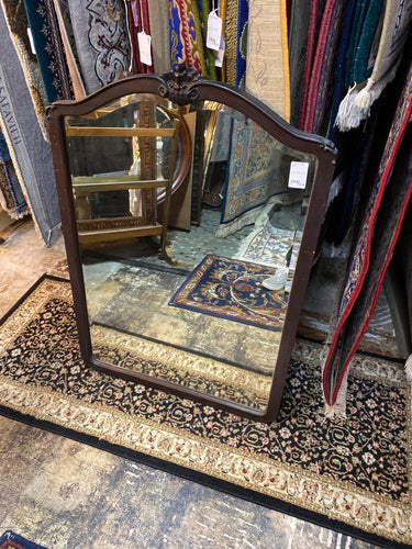 Antique Dark Wood Mirror 30x43