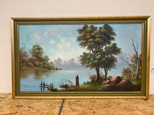 Monk by the Lake signed Kevin T FRAMED Print