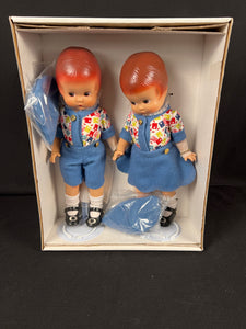 EFFANBEE PATSY BROTHER/SISTER DOLL SET Mint in Box