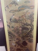 Framed Asian Landscape by Ching Tong