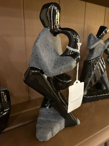 Set of 7 Art Deco Ceramic Band Figurines