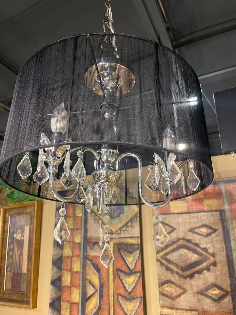Modern Chandelier With Crystals