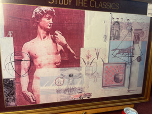 'Study the Classics' (Framed Anatomical Collage)