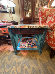 Hand Painted "Carnival Table"
