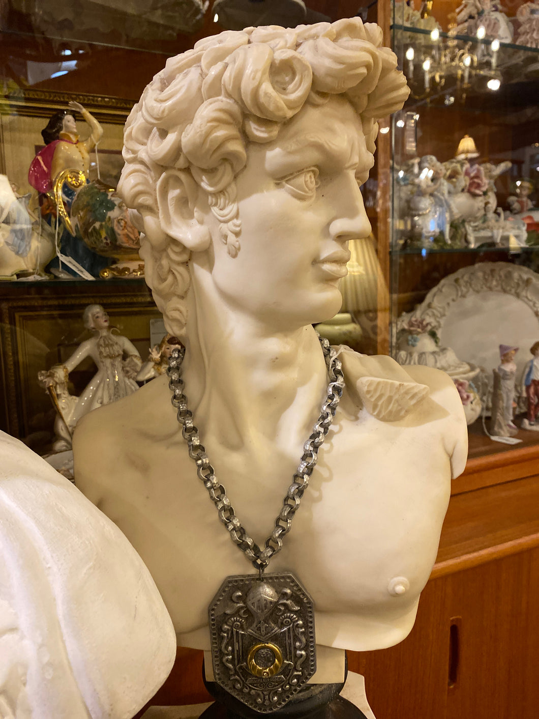 Bust of David With Necklace