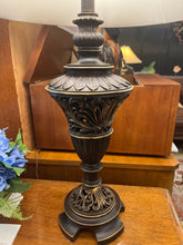 Brown and Gold Tone Lamp