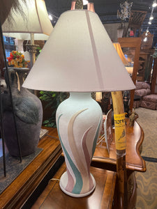 Chalkware Tropical Lamp