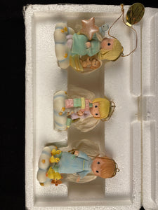 2002 "Life's Little Lessons" 10th Edition Precious Moments Ornaments