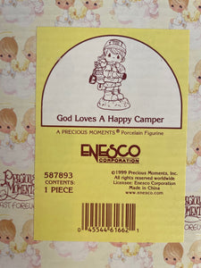 1999 "God Loves A Happy Camper" Precious Moments