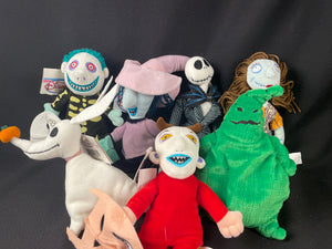 Nightmare Before Christmas Complete Set of 6 Disney Store Plush
