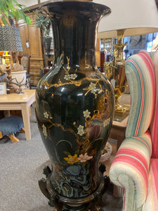 Large Asian Vase on Stand