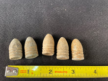 Set of 5 Civil War Bullets