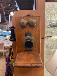 Antique Premier Electric Wall Mount Phone