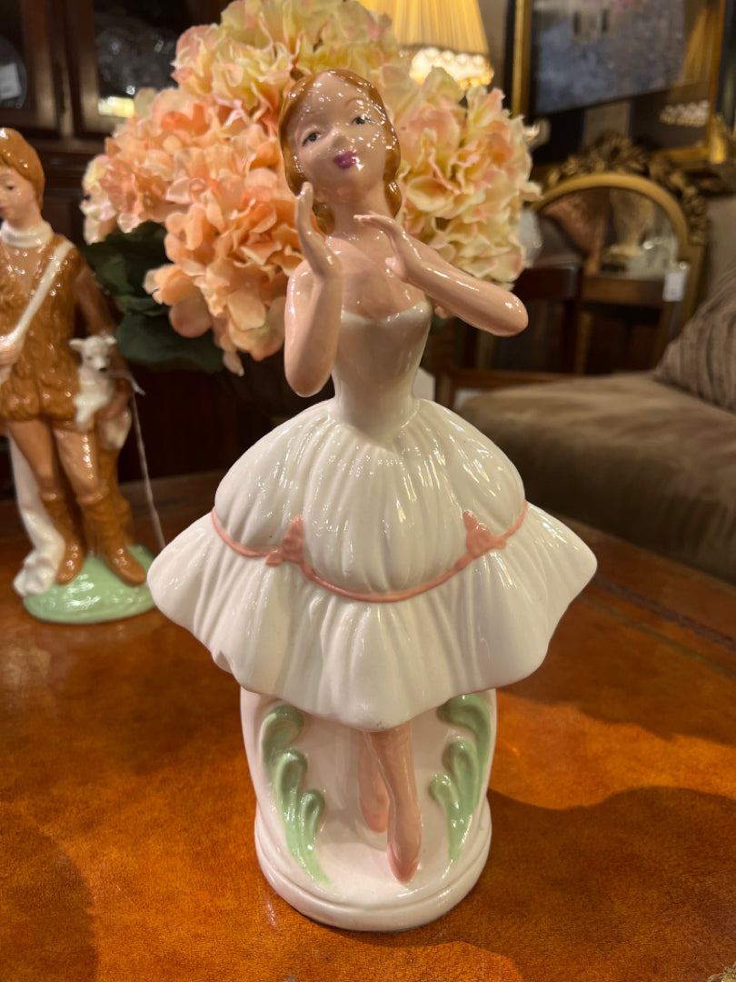 Vintage Porcelain Ballerina Figurine