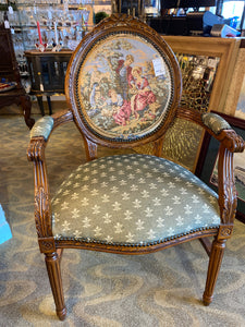 Victorian Needlepoint Side Chair