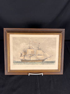 William Adolphus Knell "A Second Rate Line Of Battle Ship 92 Guns"