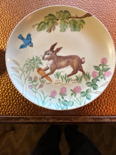 Hand Painted Bunny Plate