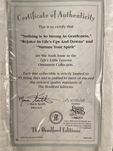 2001 "Life's Little Lessons" 6th Edition Precious Moments Ornaments