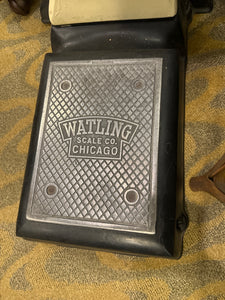 Art Deco Coin Operated Scale by Watling of Chicago