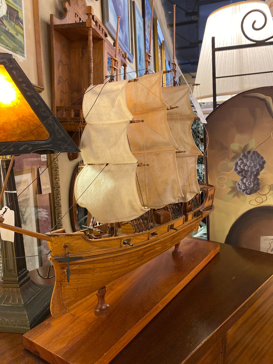 Hand Made Wood Sailing Ship