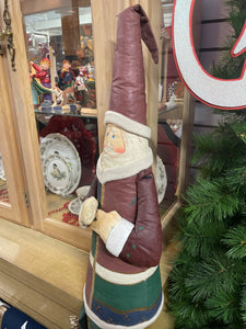 Painted Cloth Santa