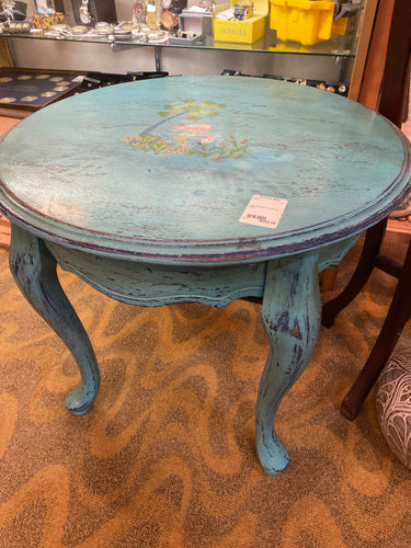 Teal Flamingo Occasional Table