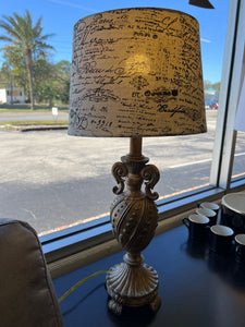 Gold Accented Lamp
