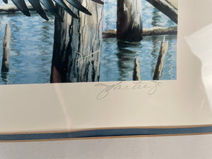 "Cache River Greenheads" James Partee Jr. Signed Print (Light Damage)