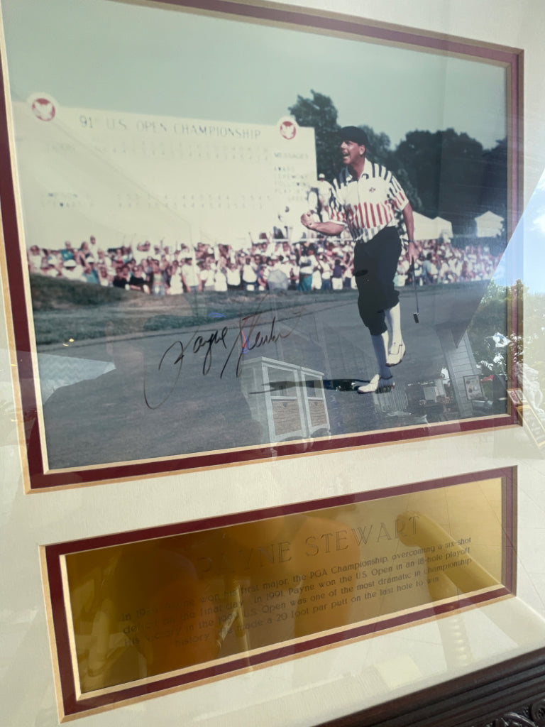 Signed Payne Stewart Golf includes COA