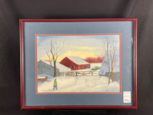 JoAnna Swisher 1981 Original Winter Watercolor