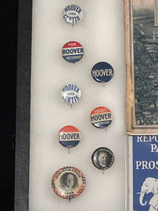 Herbert Hoover Inaugural Program Invite With Pins
