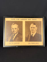 Vote For Landon & Knox Campaign Poster