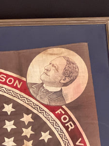 Benjamin Harrison & Levi Morton Campaign Bandana