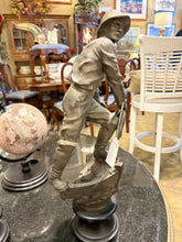 La Peche Fisherman Bronze Statue