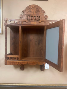 Antique Oak Medican Cabinet