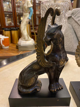 Winged Griffin Bronze Bookend