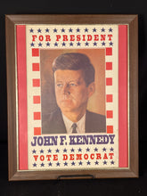 John F. Kennedy "Vote Democrat" Campaign Poster