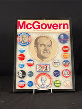 Set of 21 McGovern Pins With Sticker
